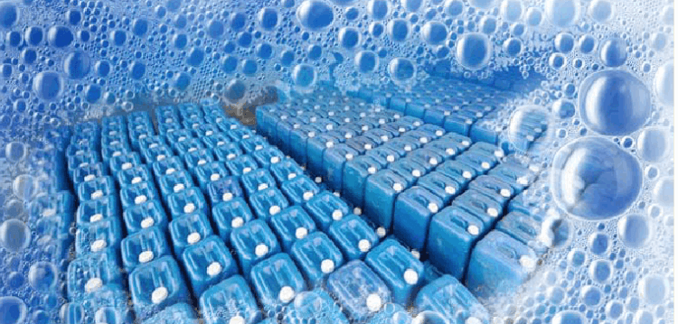 (圖:農(nóng)藥產(chǎn)生泡沫)