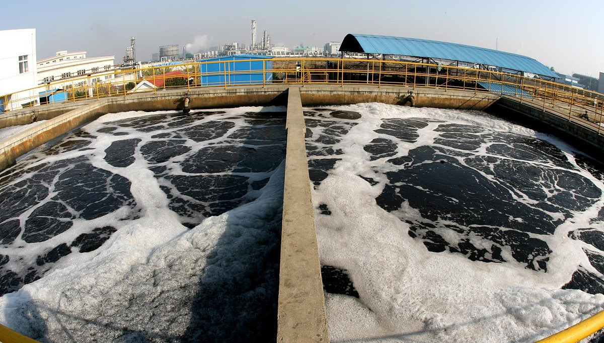 （圖：生活污水消泡劑應(yīng)用）